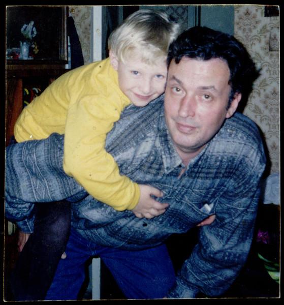 Олег Борецкий  с сыном
