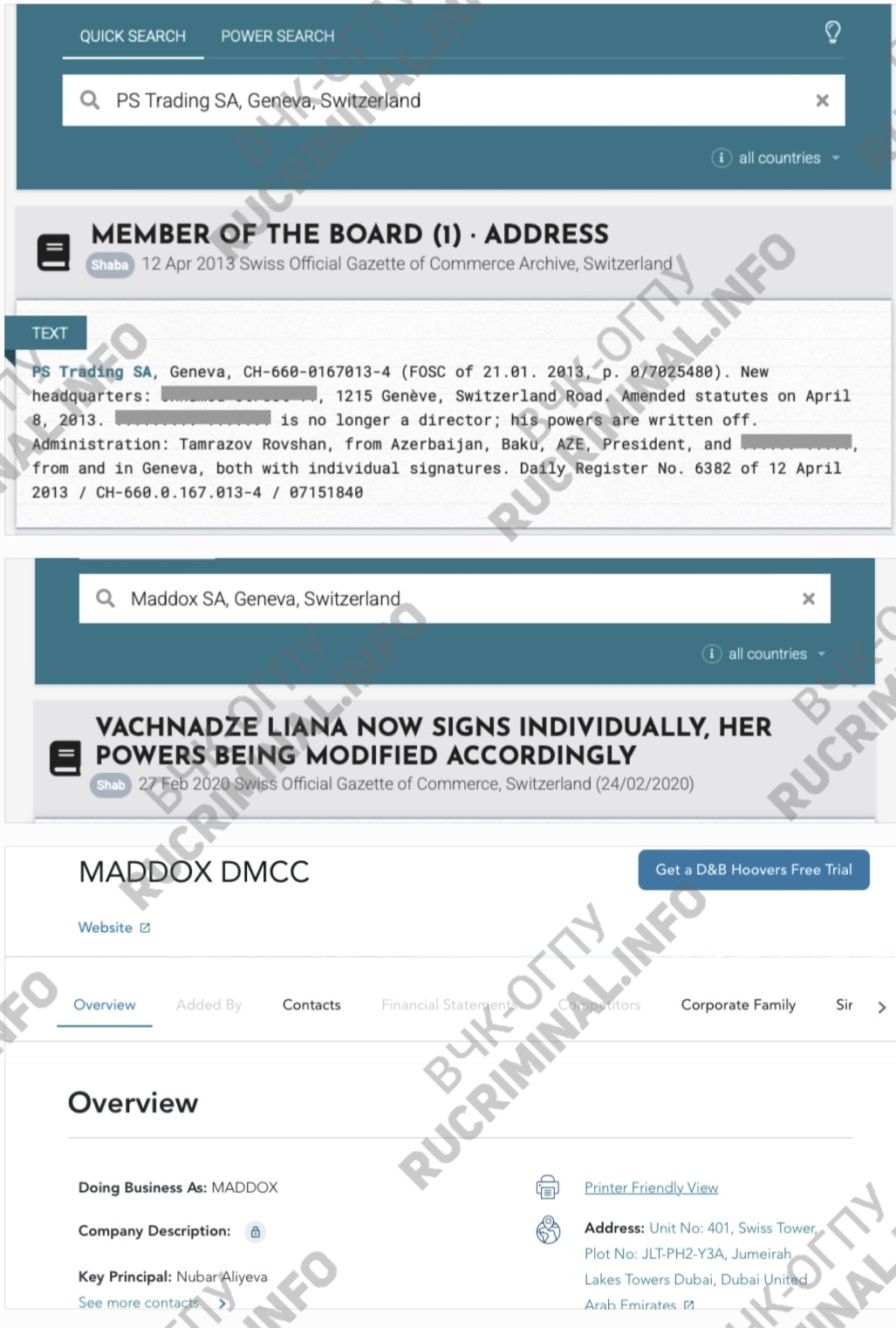 Тахир Гараев и Ровшан Тамразов на санкционной нефти